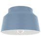 Hunter Cranbrook 1-Light Flush Mount in Indigo Blue, , large
