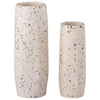 Tov Furniture Skinny Medium Vase in White Terrazzo