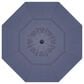 Garden Party 13" Latitude Navy Cantilever Umbrella with Black Base, , large