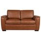 Flexsteel Henry Stationary Loveseat in Caramel, , large
