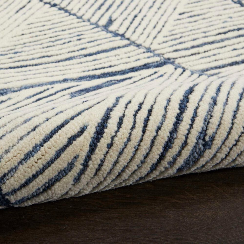 Nourison Colorado Transitional 8&#39;3&quot; x 11&#39;6&quot; White and Blue Area Rug, , large
