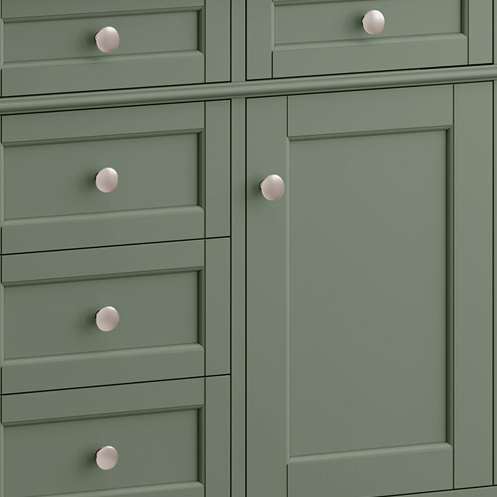 James Martin Vanities Brittany 48" Single Bathroom Vanity in Smokey Celadon with 3 cm Eternal Jasmine Pearl Silestone Top, Rectangular Sink and FreePower Wireless Charger, , large