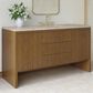 James Martin Hudson 60" Single Bathroom Vanity in Honey Oak with 3 cm Tajnar Eclos Top, Rectangular Sink and FreePower Wireless Charger, , large