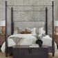 Hooker Furniture Big Sky King Canopy Bed in Charred Timber, , large