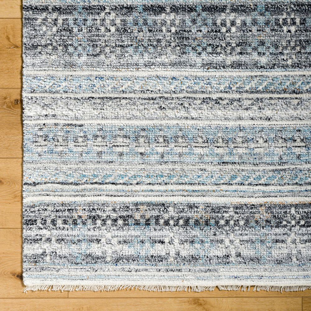 Surya Pompei Dark Blue, Slate, Black, Brown, Off-White, Blue, Sky Blue and Light Gray 10&#39; x 14&#39; Area Rug, , large