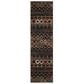 Safavieh Amsterdam AMS108P 2"3" x 6" Black Runner, , large