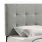 Intercon Twin Upholstered Storage Bed in Gray, , large