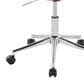 LumiSource Curvo Swivel Task Chair with Camel Faux Leather Cushion in Chrome, , large