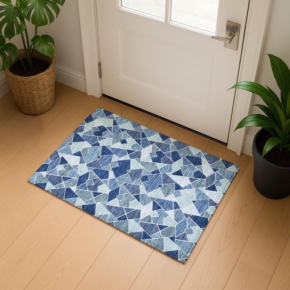 Dalyn Rug Company Kenner Denim 2'6" x 3'10" Area Rug, , large