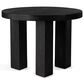 Four Hands Mesa End Table in Ebony Parawood, , large