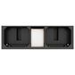 James Martin Vanities Brookfield 72" Double Bathroom Vanity in Black Onyx with 3cm White Zeus Quartz Top and Rectangular Sinks, , large