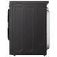 LG 5 Cu. Ft. Front Load Washer with 25 Wash Cycles and 7.4 Cu. Ft. Gas Dryer Laundry Pair in Black Steel, , large