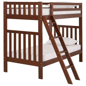 Timberlake Aurora Twin Over Twin Bunk Bed in Chestnut, , large