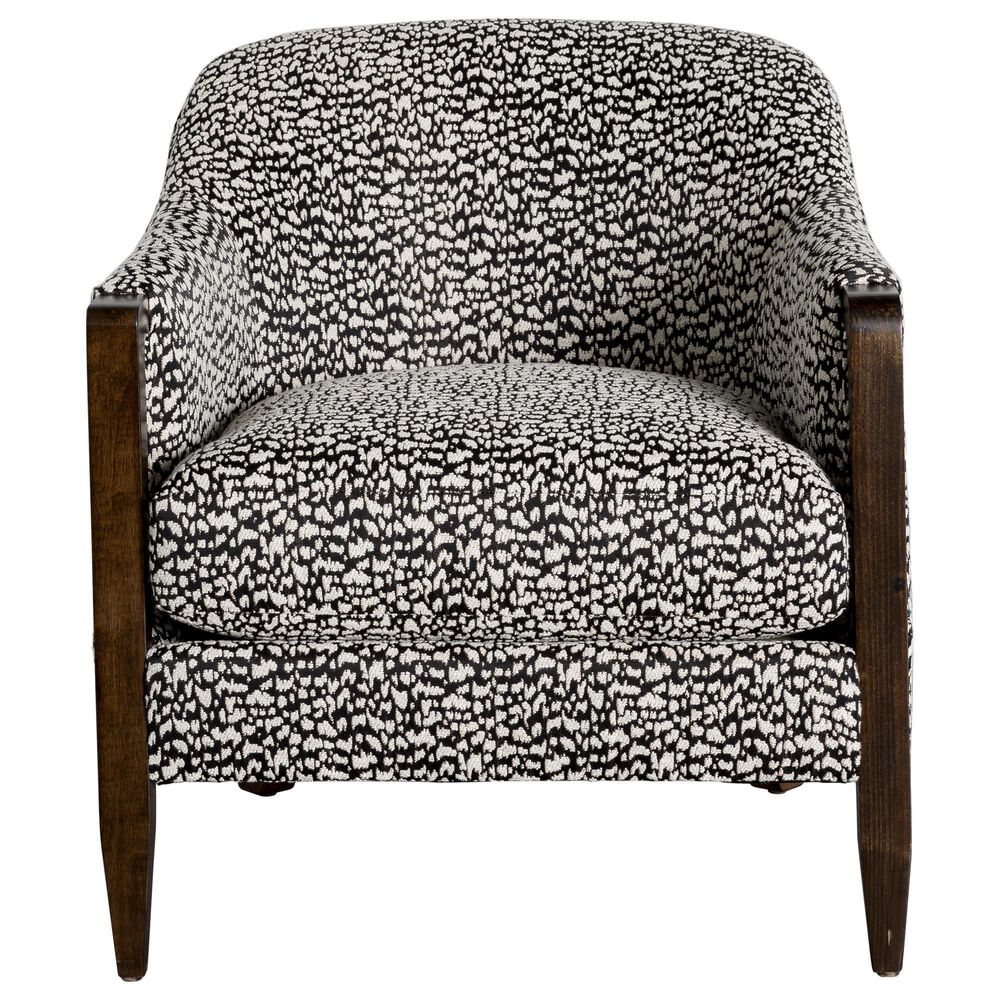 Massoud Manufacturing Rouen Arm Chair in Holla Onyx, , large