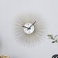 Maple and Jade 19" Metal Wall Clock in Gold, , large