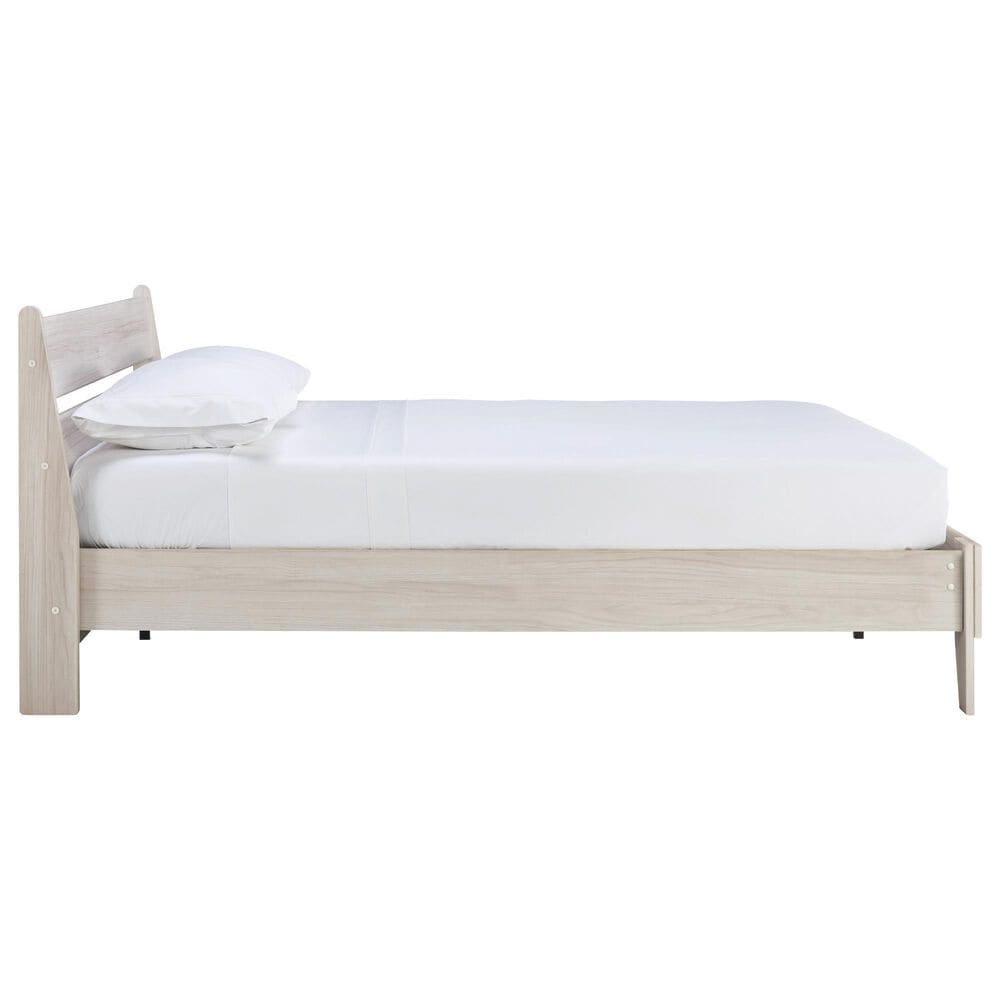Ashley Socalle Queen Platform Bed in Light Natural, , large