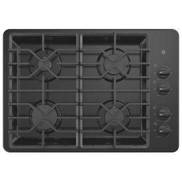 GE Appliances 30" Built-In Gas Cooktop in Black, , large