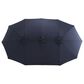 Hearth and Haven 14.8" Double Sided Outdoor Umbrella without Base in Navy Blue, , large