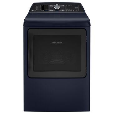GE Profile 7.3 Cu. Ft. Smart Electric Dryer with Fabric Refresh in Sapphire Blue, , large