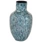 Maple and Jade 16" x 9" Coastal Mosaic Vase in Blue, , large