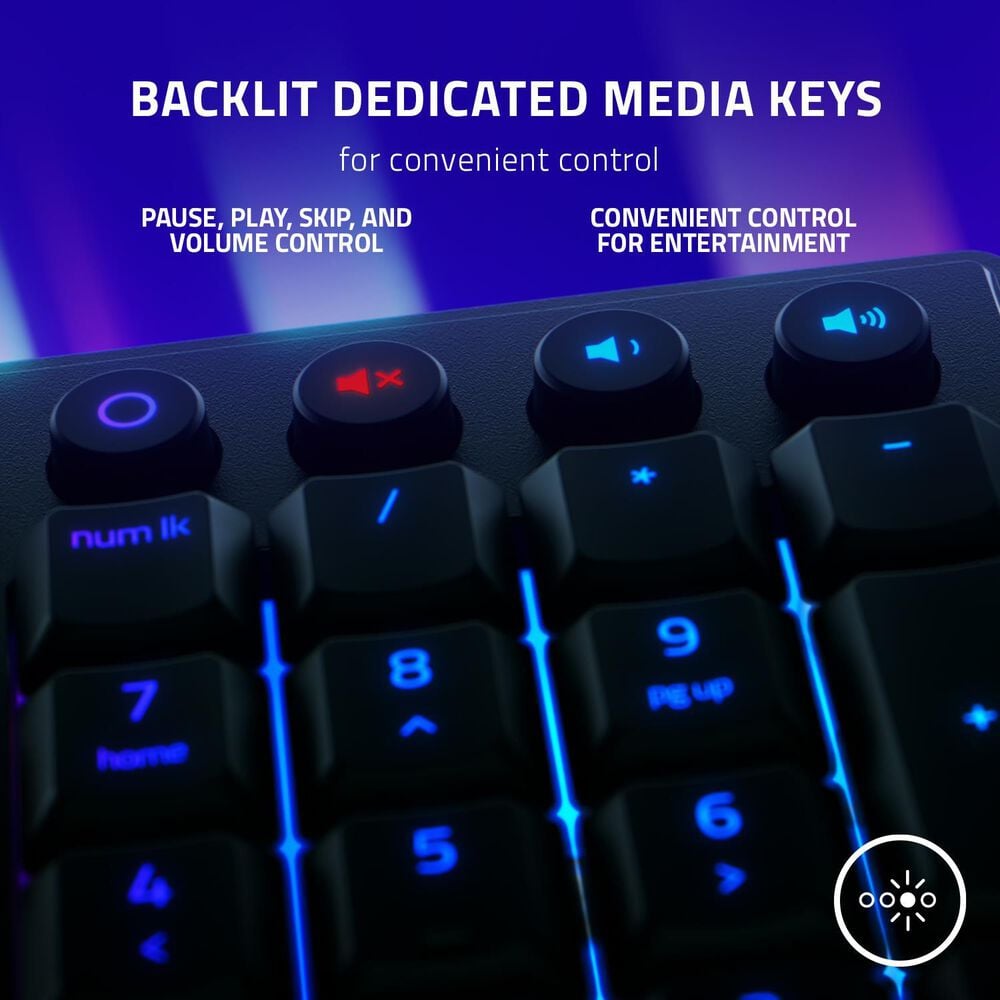Razer Ornata V3 Mecha-Membrane Gaming Keyboard in Black, , large