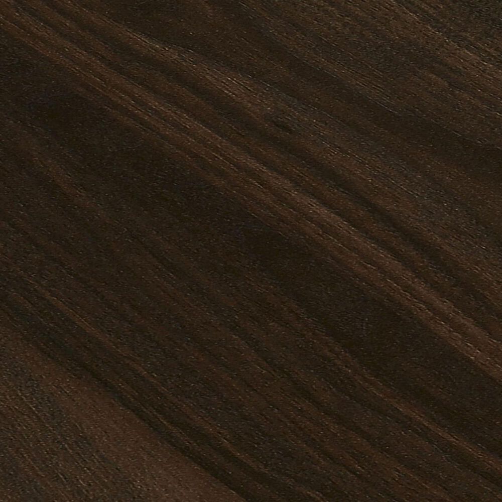 HOMLUX 1-Shelf End Table in Columbia Walnut and Black, , large