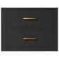 Lexora Home Castor 24" Single Bathroom Vanity in Black with White Acrylic Top and Rectangular Sink, , large