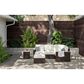 Homestyles Palm Springs 3-Piece Patio Sectional Set in Brown, , large