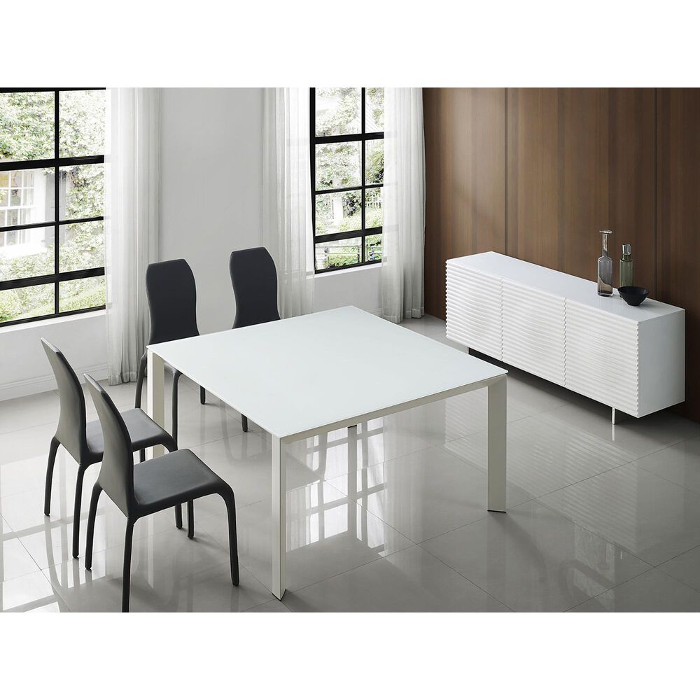 Casablanca Moon Buffet Server in White Lacquer, , large