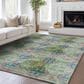 Dalyn Rug Company Trevi 10" x 14" Green Area Rug, , large