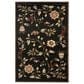 Safavieh Lyndhurst LNH552 3"3" x 5"3" Black and Multicolor Area Rug, , large