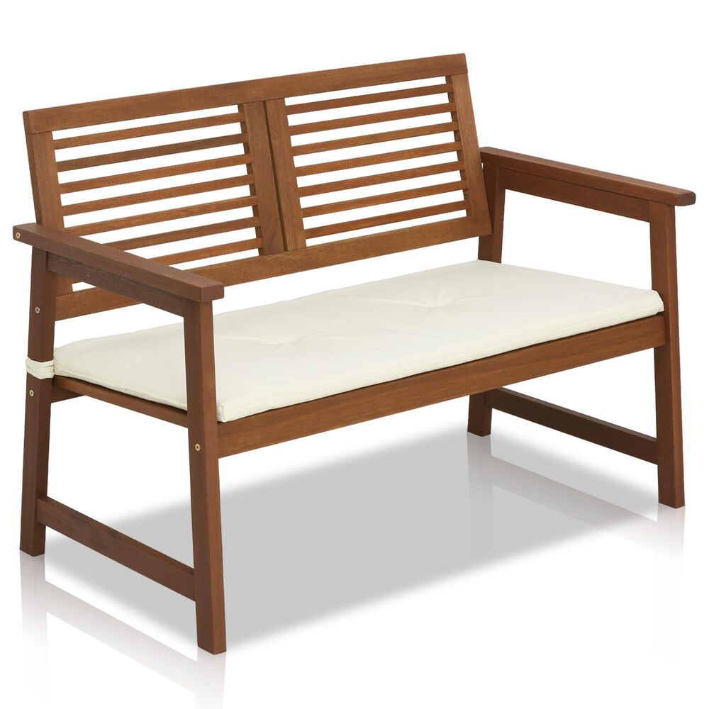 Noviland Patio Bench in Teak Oil, , large