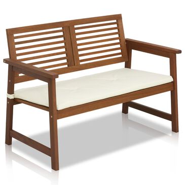 Noviland Patio Bench in Teak Oil, , large