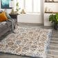 Surya Tuscany 6"7" x 9"6" Blue, Cream and Mustard Area Rug, , large