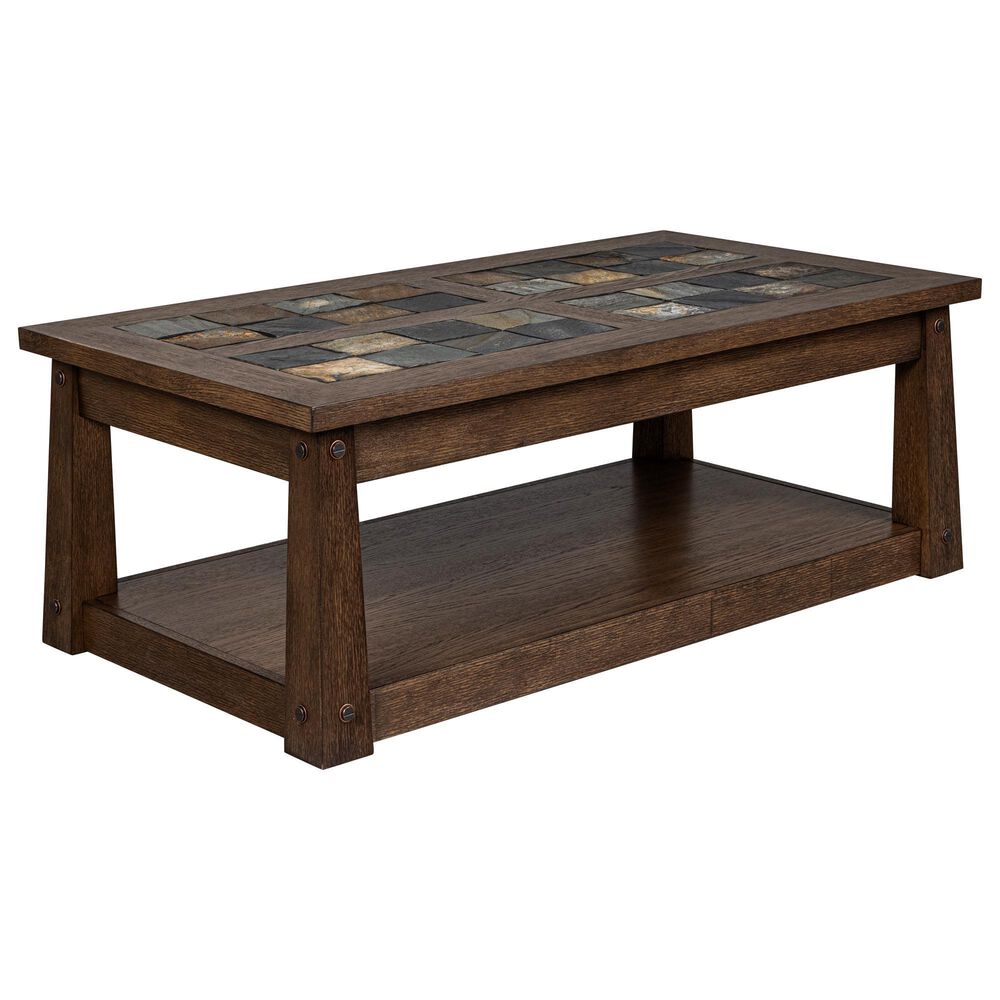 Shannon Hills Lakepoint Cocktail Table in Oxford Oak, , large