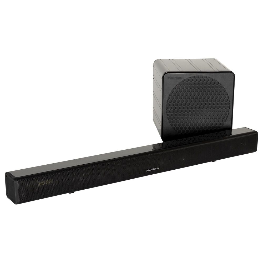 Furrion Aurora 75" Class Partial Sun 4K LED UHD - Outdoor Smart TV with 2.1 Soundbar System in Black, , large