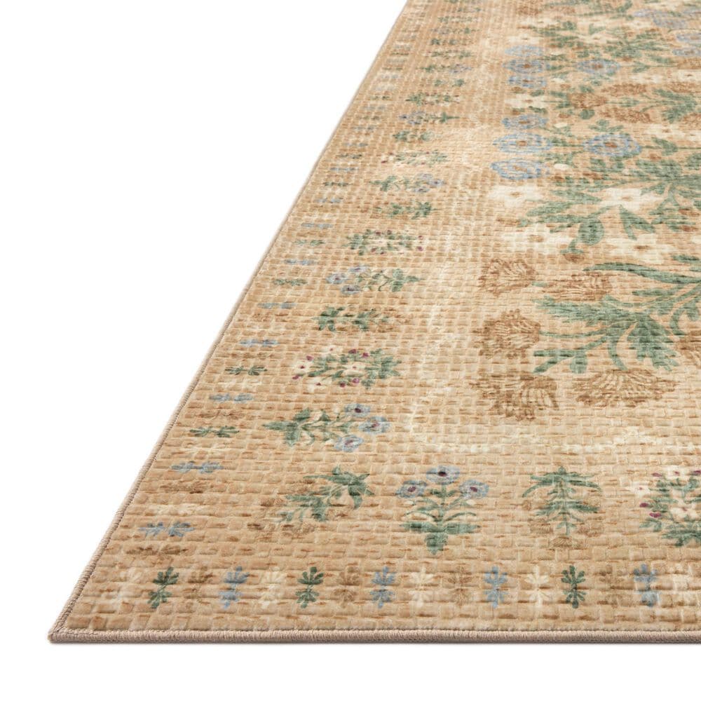 Rifle Paper Co. x Loloi Orchard Sand and Multicolor 5' x 7'6" Area Rug, , large