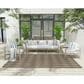 Nourison Positano Geometric Beige 6" x 9" Indoor/Outdoor Area Rug, , large