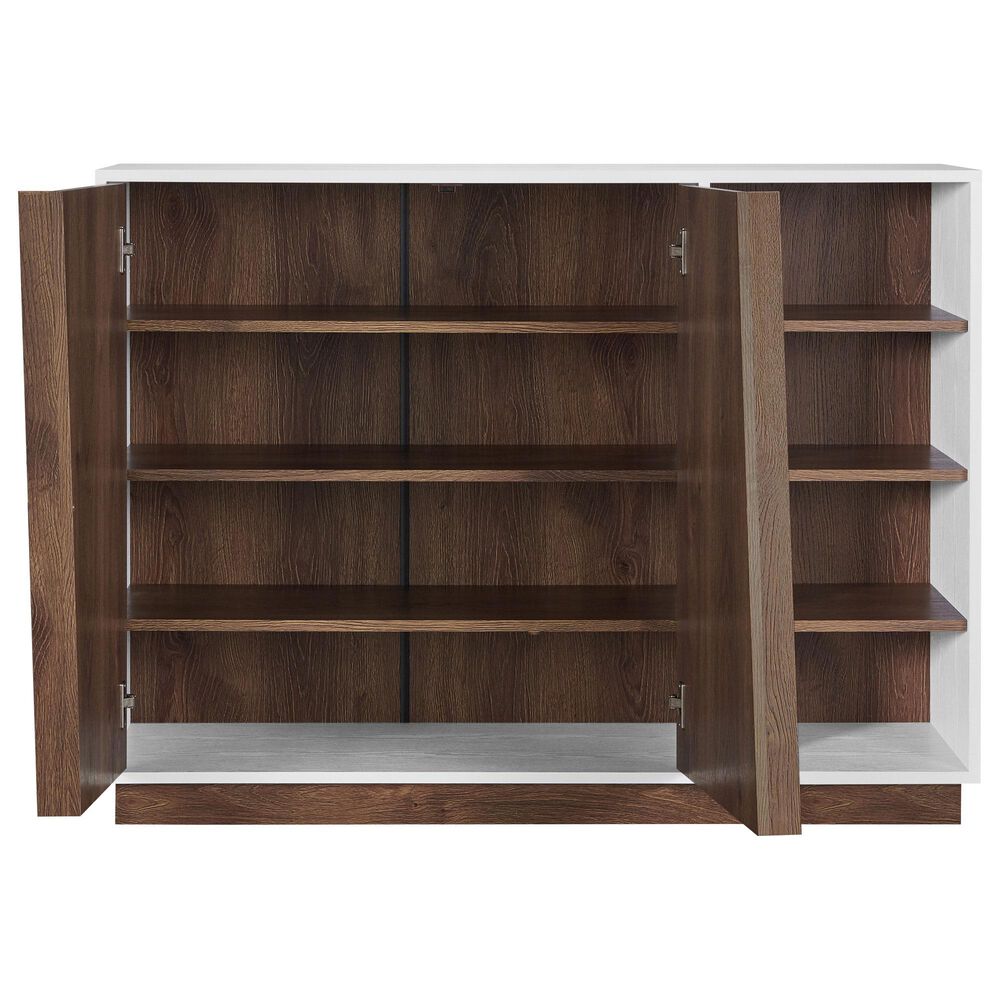 Furniture of America Williams Shoe Cabinet in White, , large
