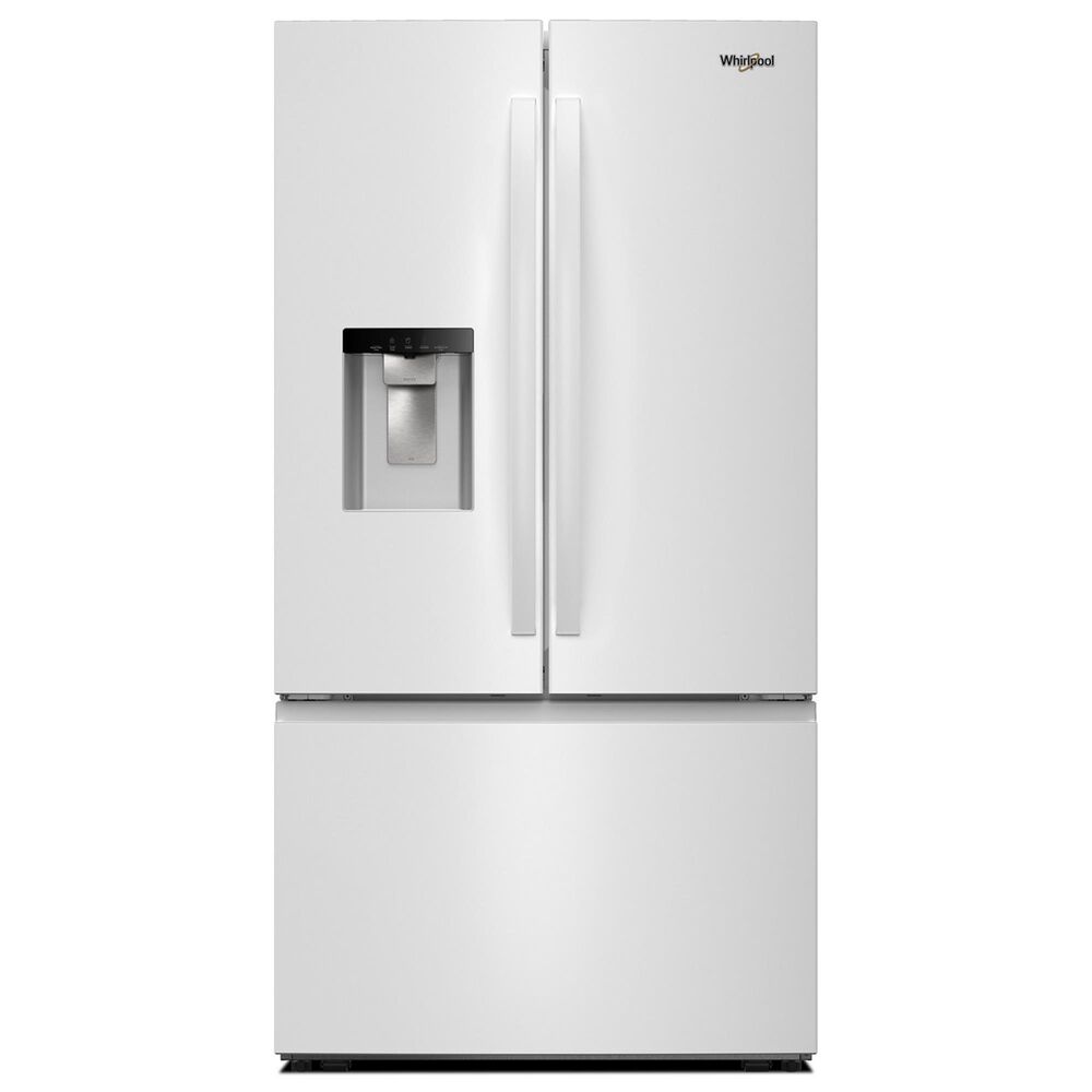Whirlpool 29.58 Cu. Ft. French Door Refrigerator with In-Door Water and Ice Maker in White, , large