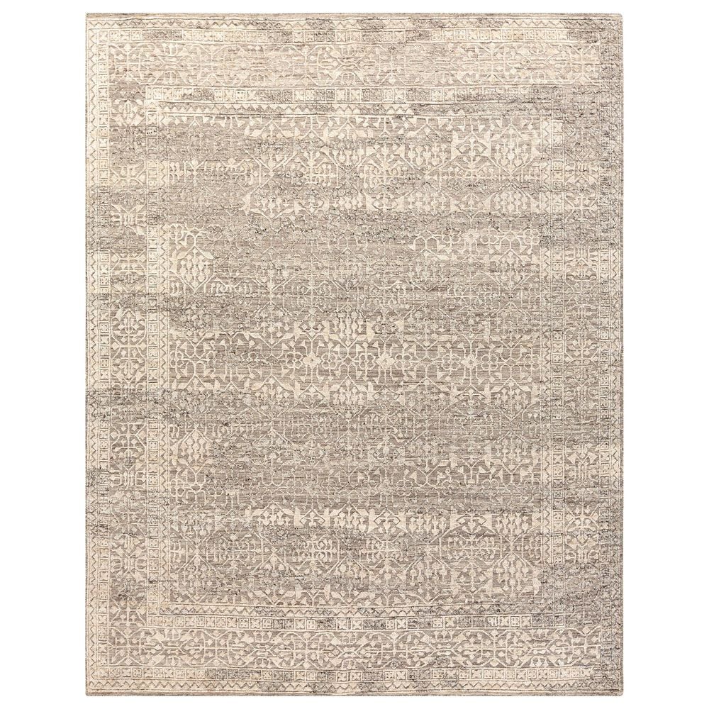 Surya Tunus 10" x 14" Medium Gray, Charcoal and Cream Area Rug, , large