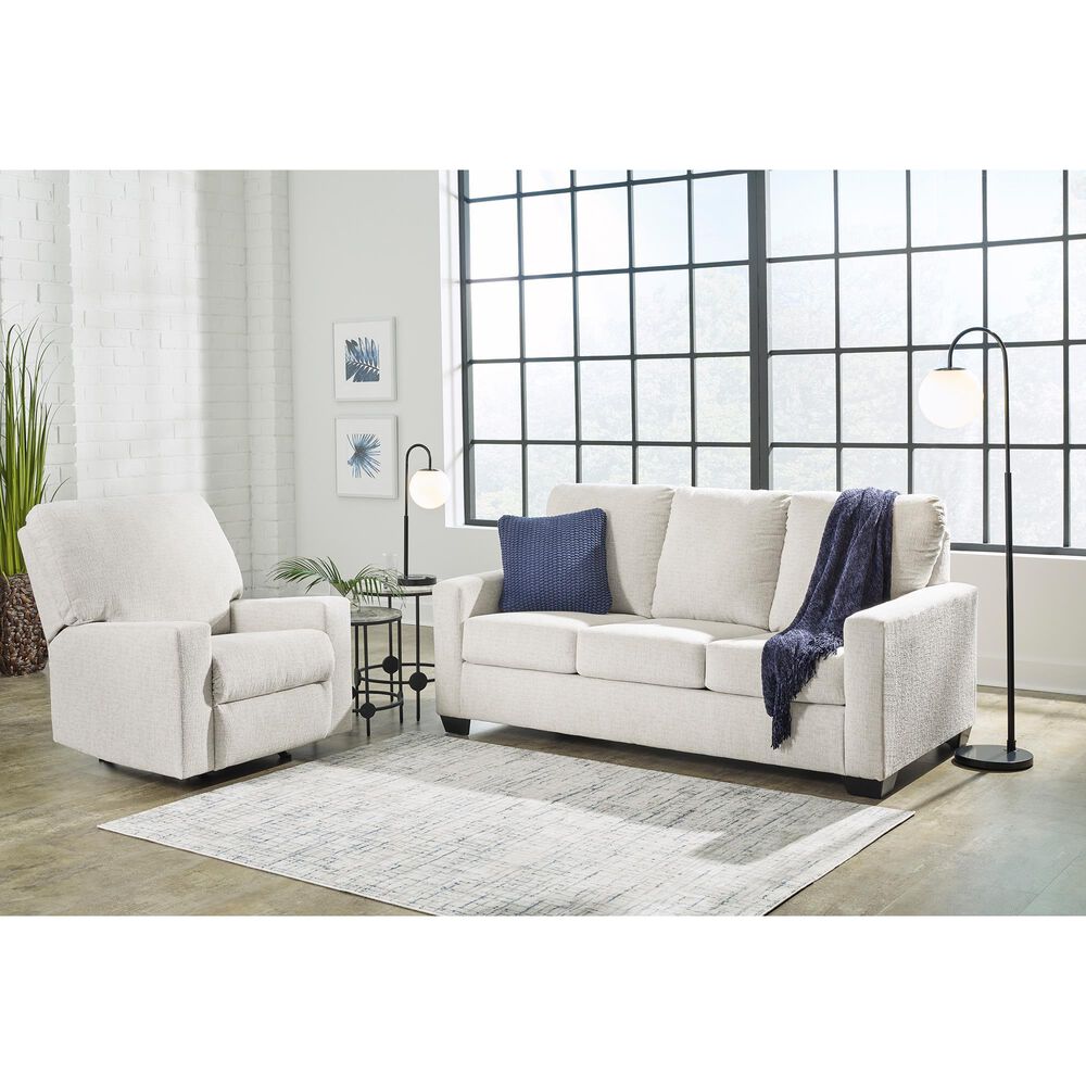 Ashley Rannis Manual Rocker Recliner in Snow, , large