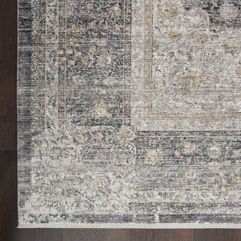 Nourison Starry Nights STN05 10&#39; x 13&#39; Charcoal and Cream Area Rug, , large