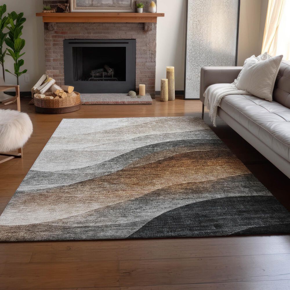 Dalyn Rug Company Neo NO1 8&#39; x 10&#39; Khaki Area Rug, , large