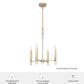 Hunter Sunjai 4-Light Pendant in Alturas Gold, , large