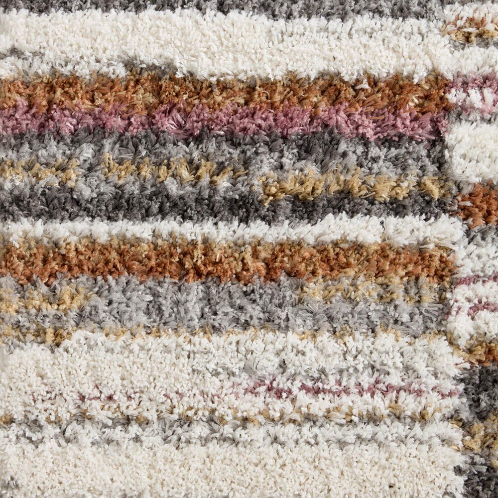 Loloi Levitt Shag 2&#39;3&quot; x 4&#39; Ivory and Sunset Area Rug, , large