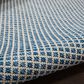 Nourison Courtyard Ivory and Blue 5" x 7" Indoor/Outdoor Area Rug, , large