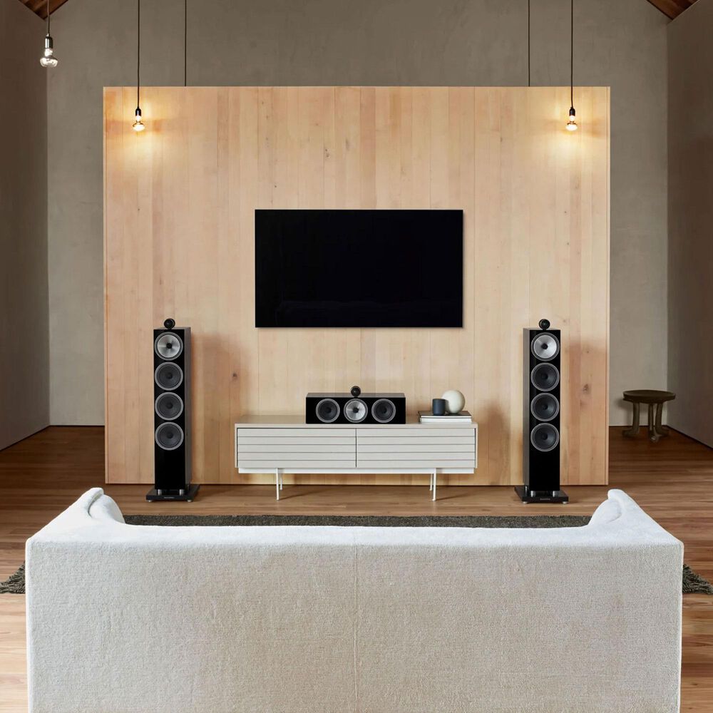 Bowers &amp; Wilkins 700 Series 702 S3 3-Way Floor Standing Loudspeaker in Gloss Black, , large