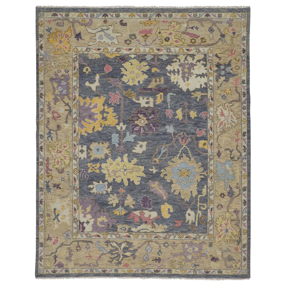 Feizy Rugs Karina 5'6" x 8'6" Blue and Beige Area Rug, , large