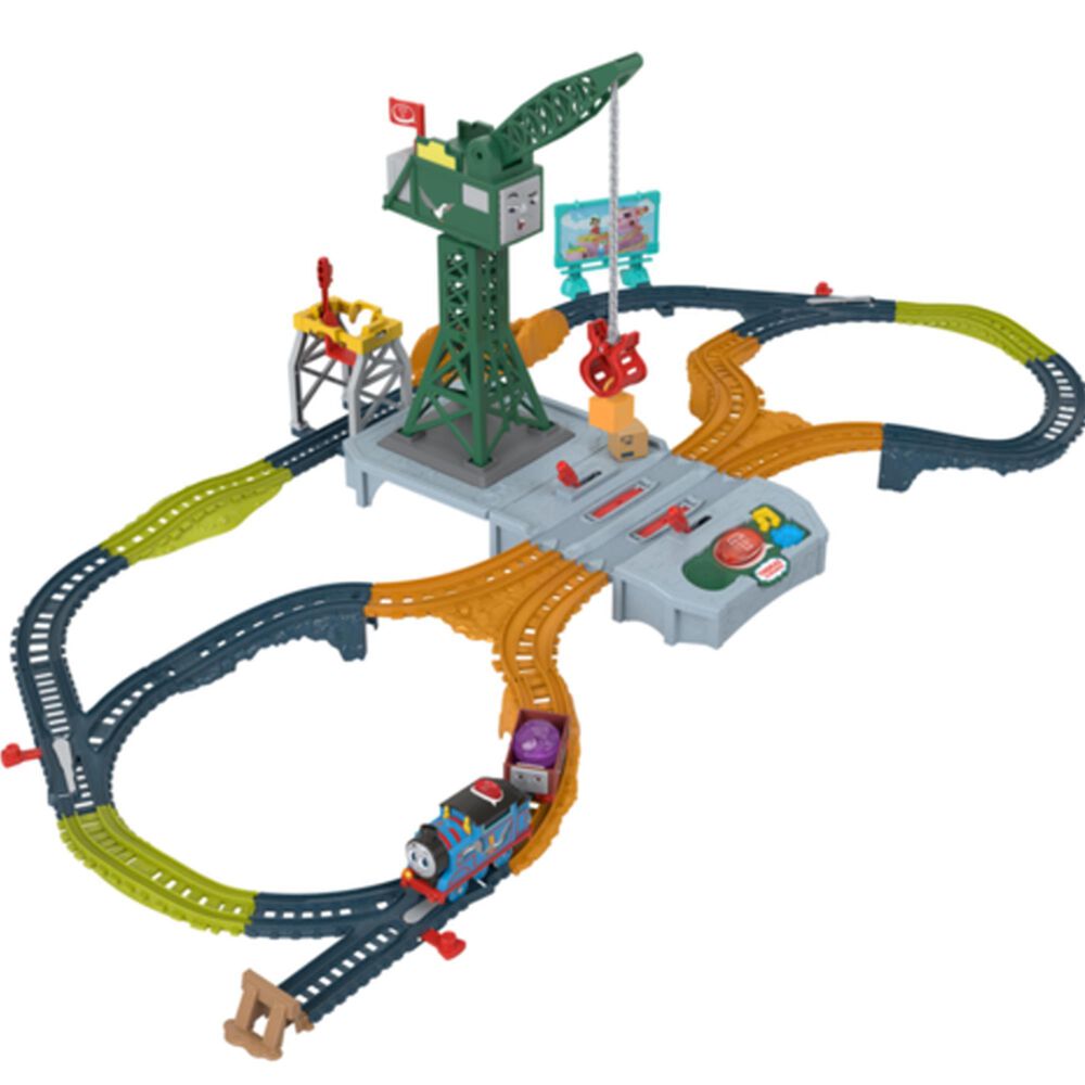 Fisher Price Talking Cranky Delivery Train Set in Multicolor, , large
